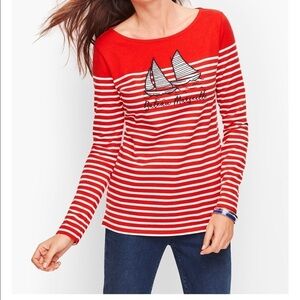 AUTHENTIC TALBOTS TEE - BATEAU MARSEILLE STRIPE